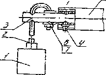 Схема рычага - маслоуказатель МС 2 