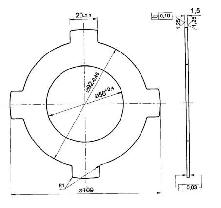 16к20 фрикцион чертеж